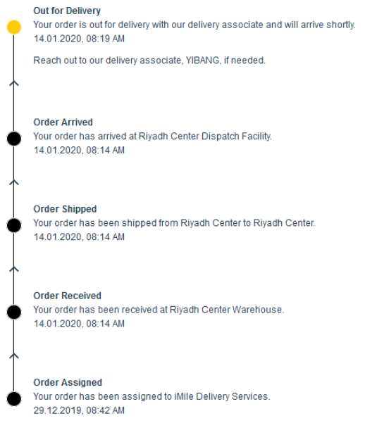 Track your imile kuwait shipments online step by step