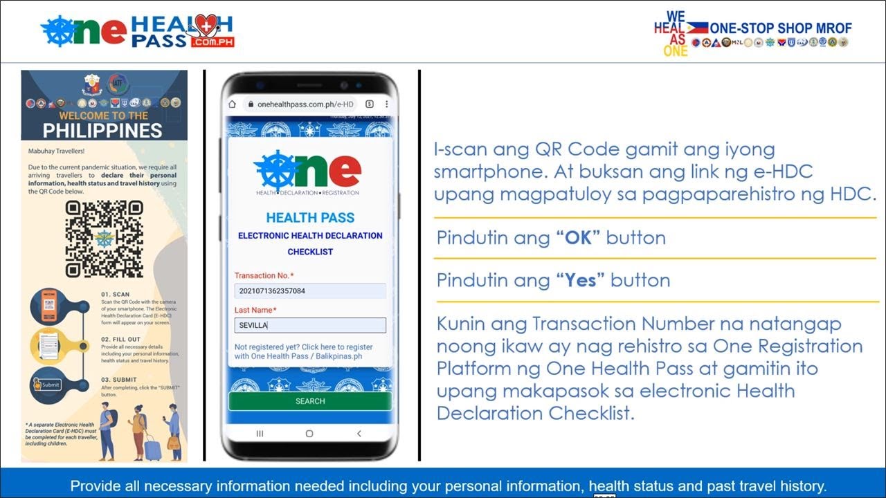 one health pass app download in the Philippines 