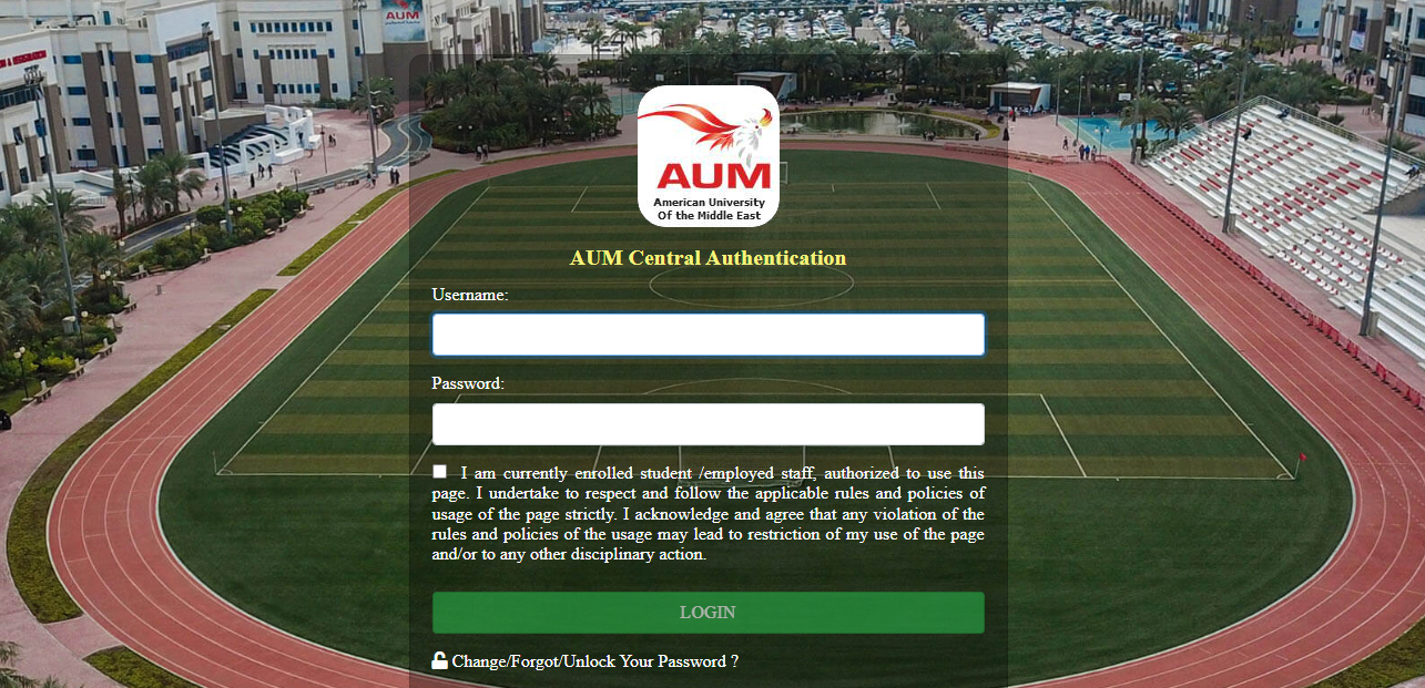 aum my portal log in 