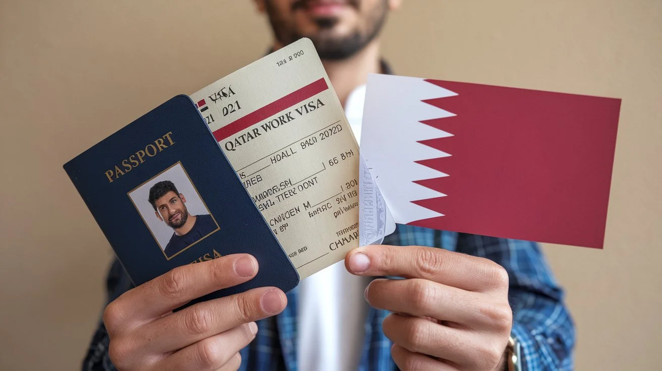 عقد عمل في قطر الدوحة شامل التكاليف